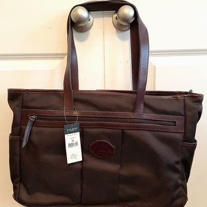 Filson Leather/Nylon Business Tote NWT